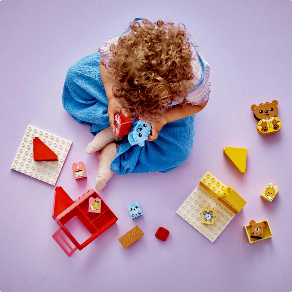 Конструктор Мої перші повсякденні процедури час вечері та сну LEGO DUPLO 10414, 28 деталей