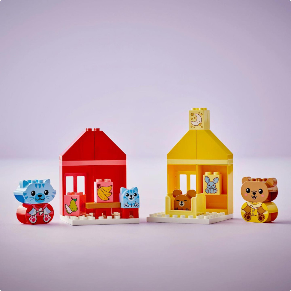 Конструктор Мої перші повсякденні процедури час вечері та сну LEGO DUPLO 10414, 28 деталей