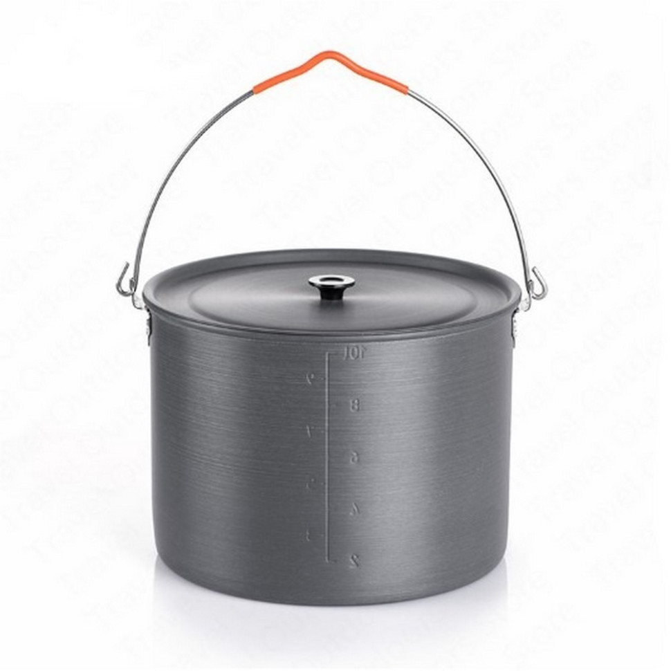 Котел Naturehike NH19CJ003 Camping 6927595738276, 10 л, grey