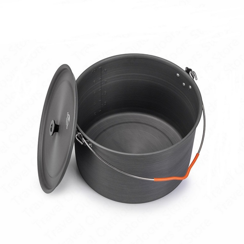 Котел Naturehike NH19CJ003 Camping 6927595738276, 10 л, grey