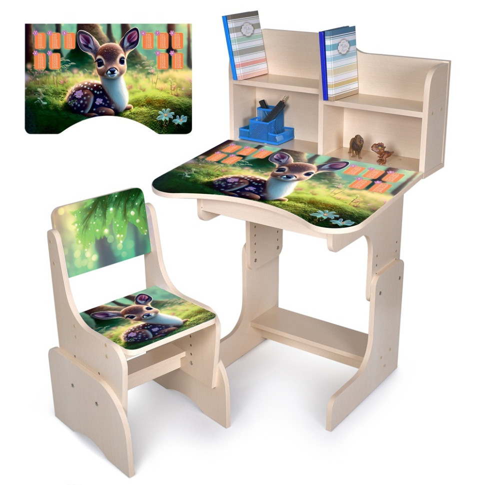 Детская Парта Bambi N 2071-3-2 дерево,  со стульчиком
