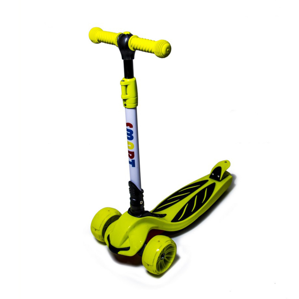 Детский самокат 3-х колесный Smart Scale Sports 514368349 Желтый