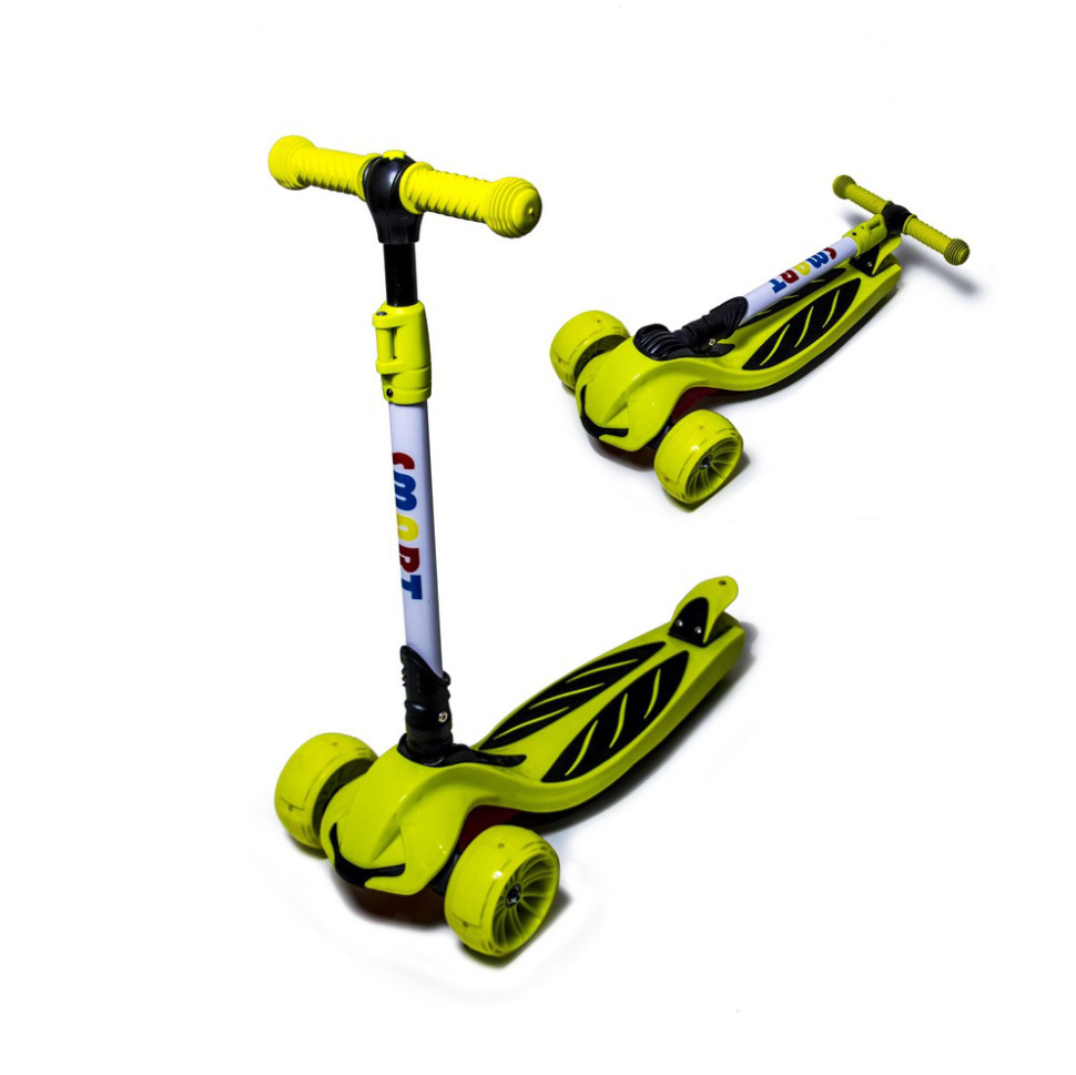 Детский самокат 3-х колесный Smart Scale Sports 514368349 Желтый