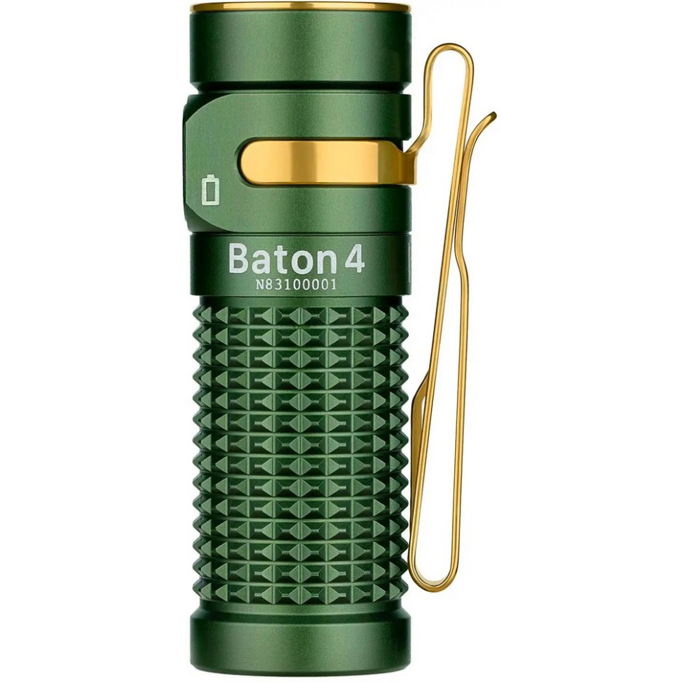 Фонарь Baton 4 Premium Olight Baton 4 Premium Edition（O, зеленый 1300 люмен