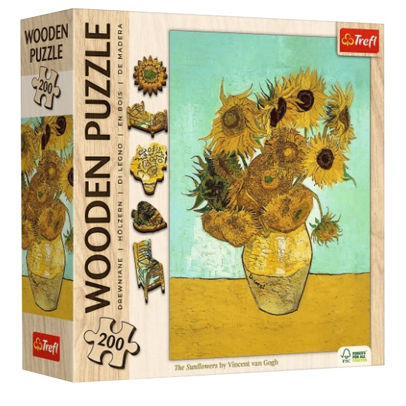 Пазл фігурні з дерева