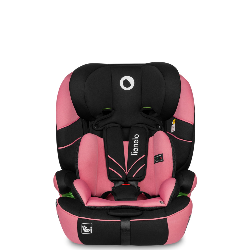 Дитяче автокрісло LEVI ONE Lionelo 77583485 I-SIZE, PINK ROSE
