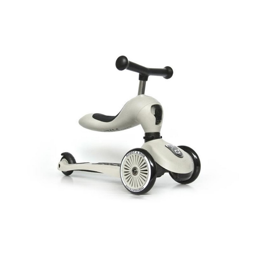 Самокат трансформер Highwaykick-1 Scoot and Ride SR-160629-ASH, світло-сірий