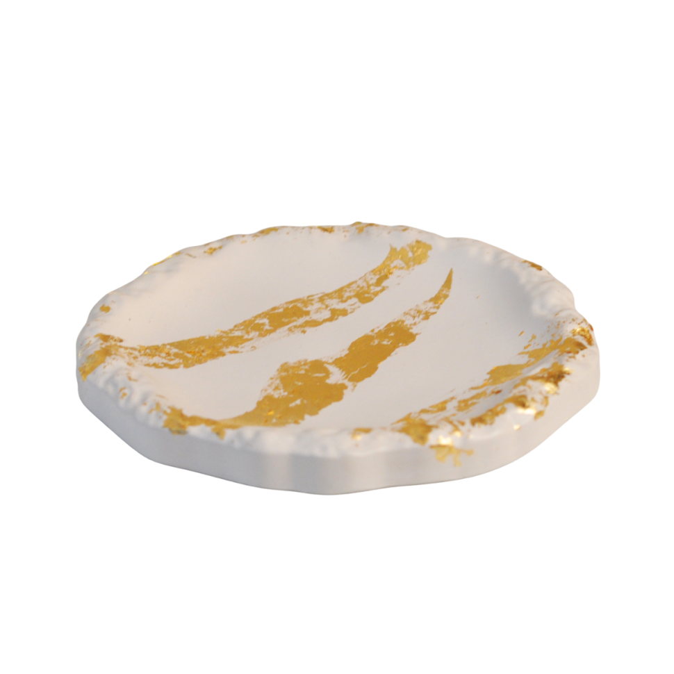 Текстурная подставка гипсовая 