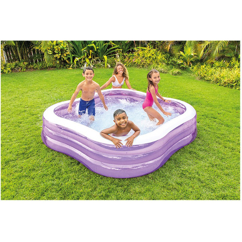 Дитячий надувний басейн Сімейний Intex 57495(Violet) 1229 х 229 х 56 см 1215 