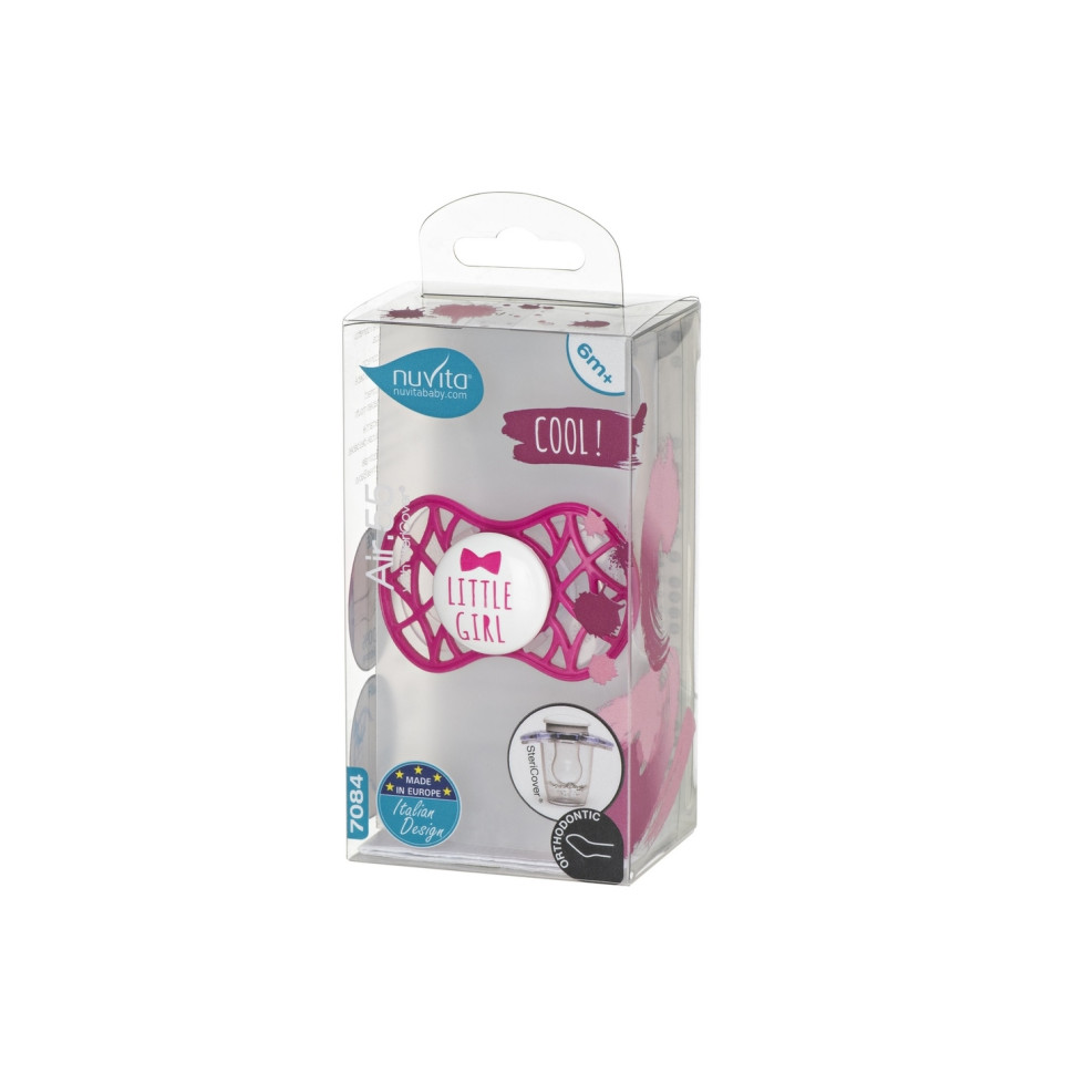 Пустышка Nuvita 7084 Air55 Cool ортодонтическая 6m+ 