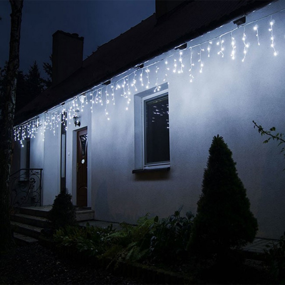 Гирлянда бахрома уличная Springos CL300, 12 м 300 LED, Cold White