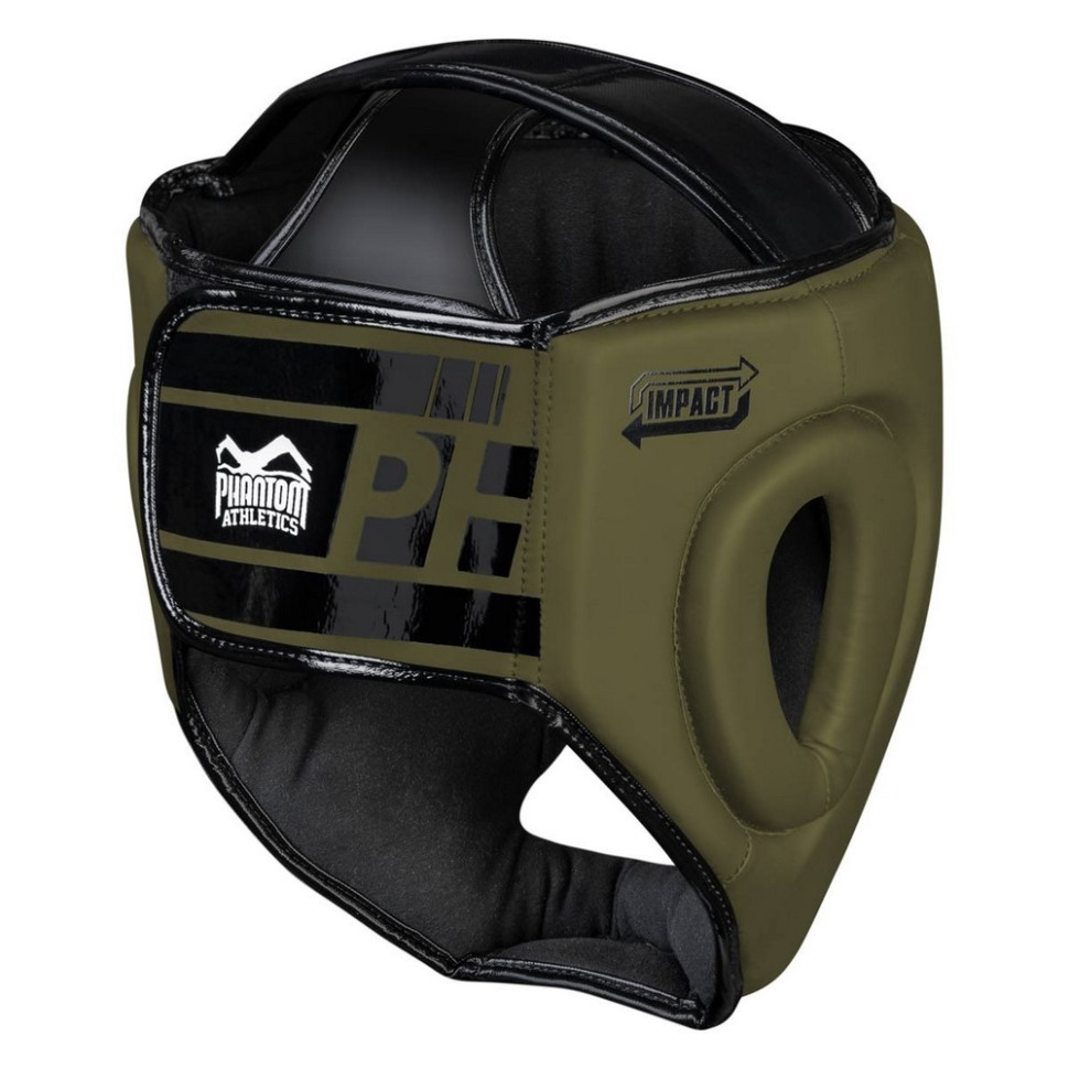 Боксерский шлем APEX Full Face Army Phantom PHHG2402 Green, One Size