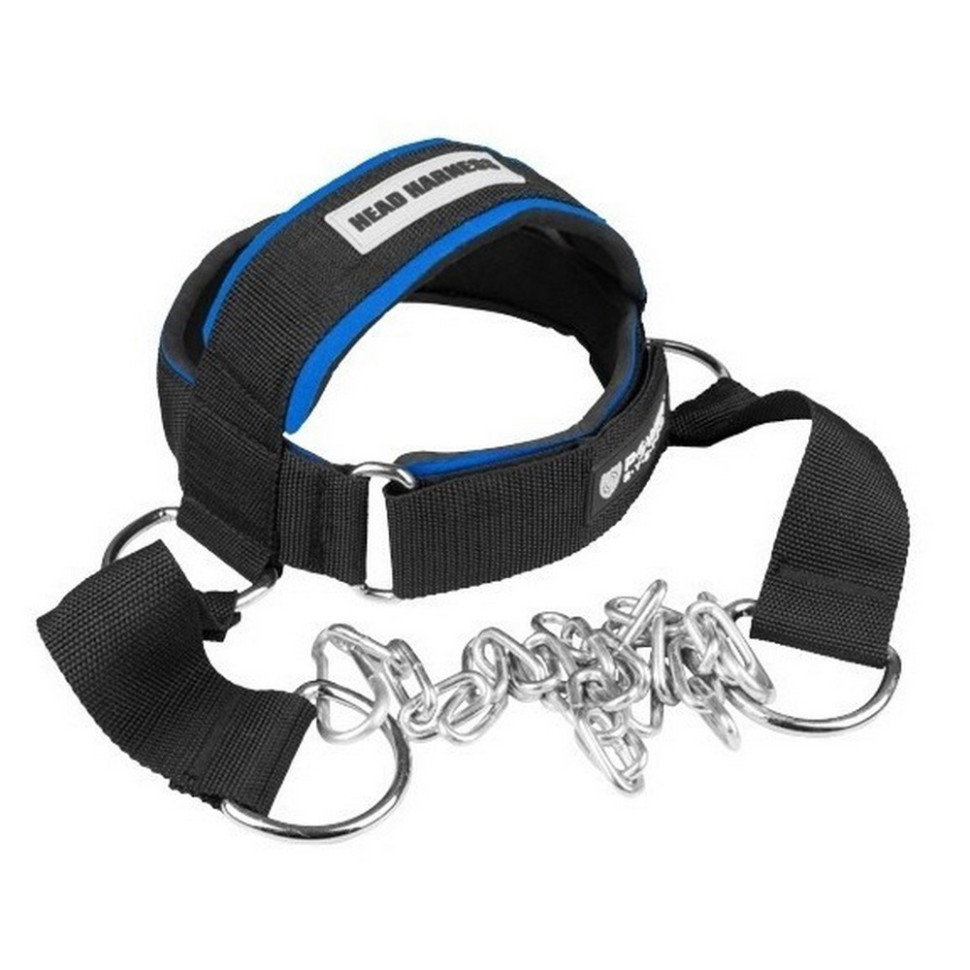 Тяга для шиї Head Harness Power System PS-4039_Black-Blue, Black/Blue