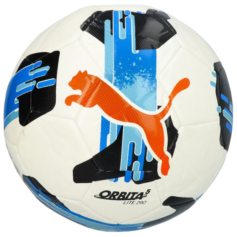 М'яч футбольний Orbita 5 FUSION Lite 290 Puma 084333-01-4 біло-синій № 4