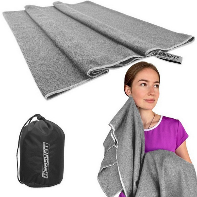 Рушник з мікрофібри SilverWing EasyFit EF-8502-3 в сумочці 140х60 см 