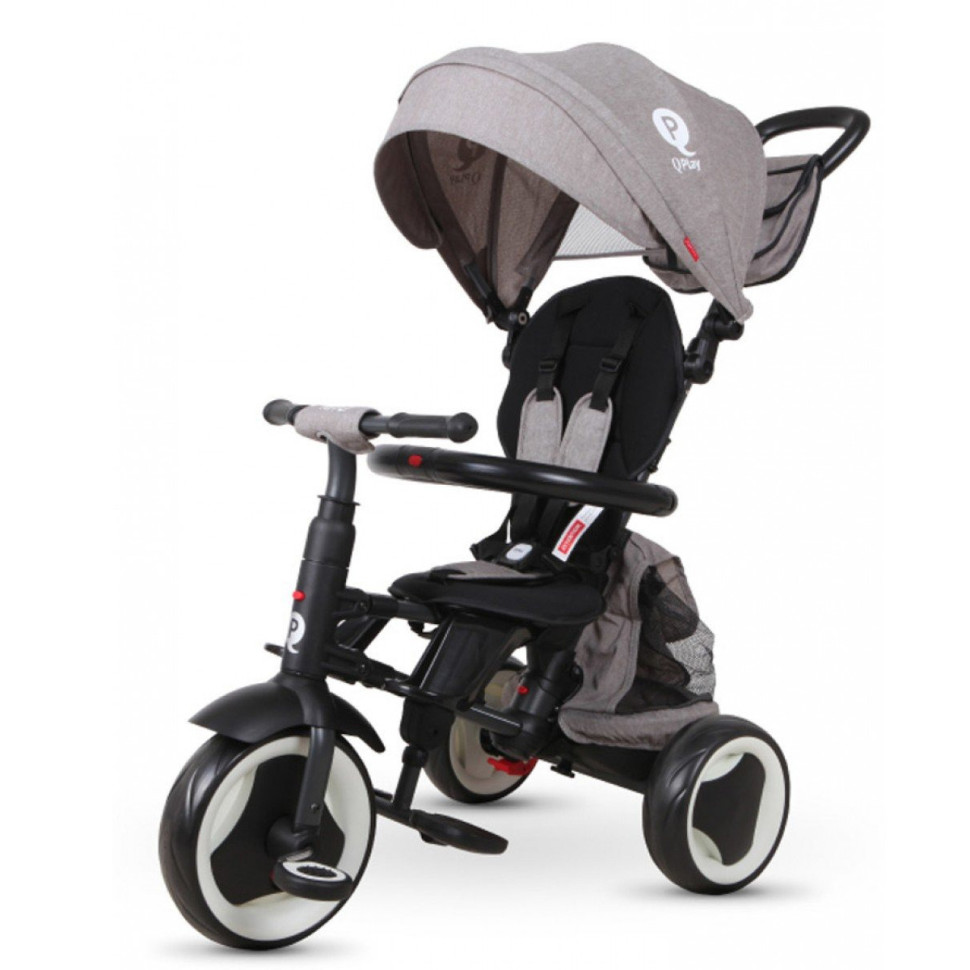 Велосипед трехколесный детский Qplay S380-8Grey RITO+ EVA Grey
