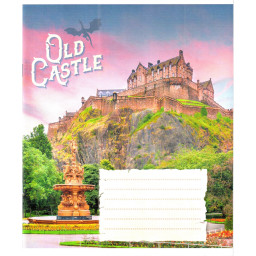 Тетрадь общая "Старые замки" Leader 048-600179L-5 в линию, 48 листов (959060) Тетрадь общая "Старые замки" Leader 048-600179L-5 в линию, 48 листов (959060)