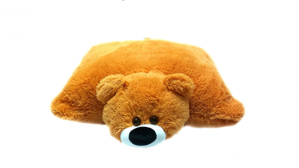 Мягкая игрушка-подушка Alina Toys мишка 45 см медовый 5784781ALN