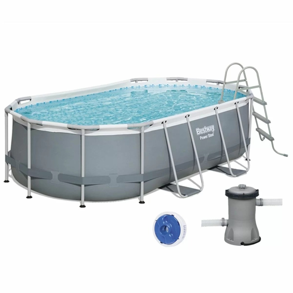 Каркасный бассейн Bestway 56620, 424х250х100 см, 7250 л