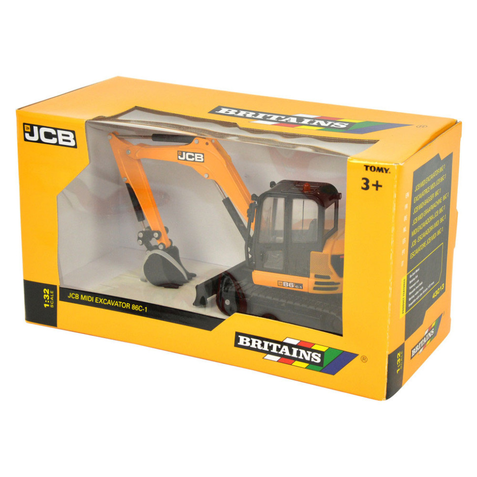 Модель Екскаватор JCB 86C-1 Britains 43013B масштаб 1:32