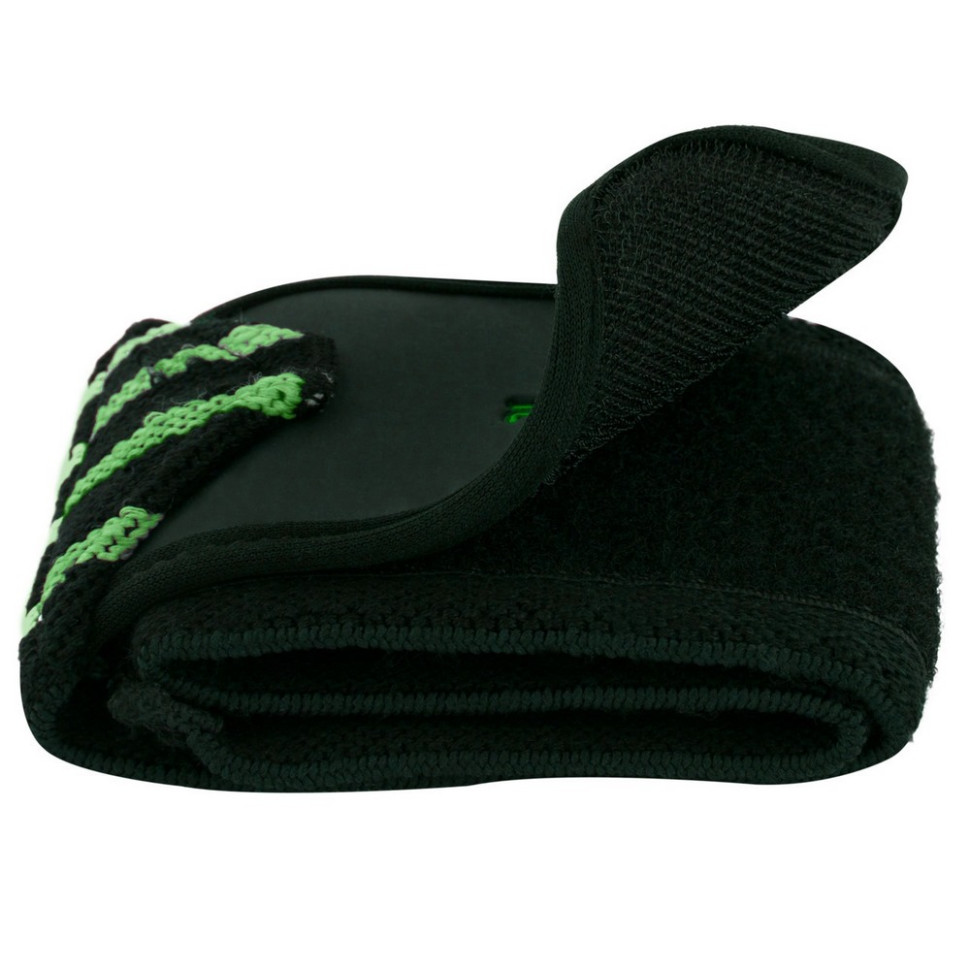 Бинты для запястий (кистевые бинты) PowerPlay PP_3081_Black/Green