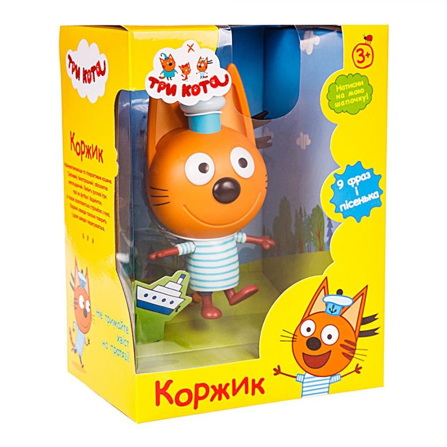 Фигурка Коржика Три кота T17189 со звуковыми эффектами