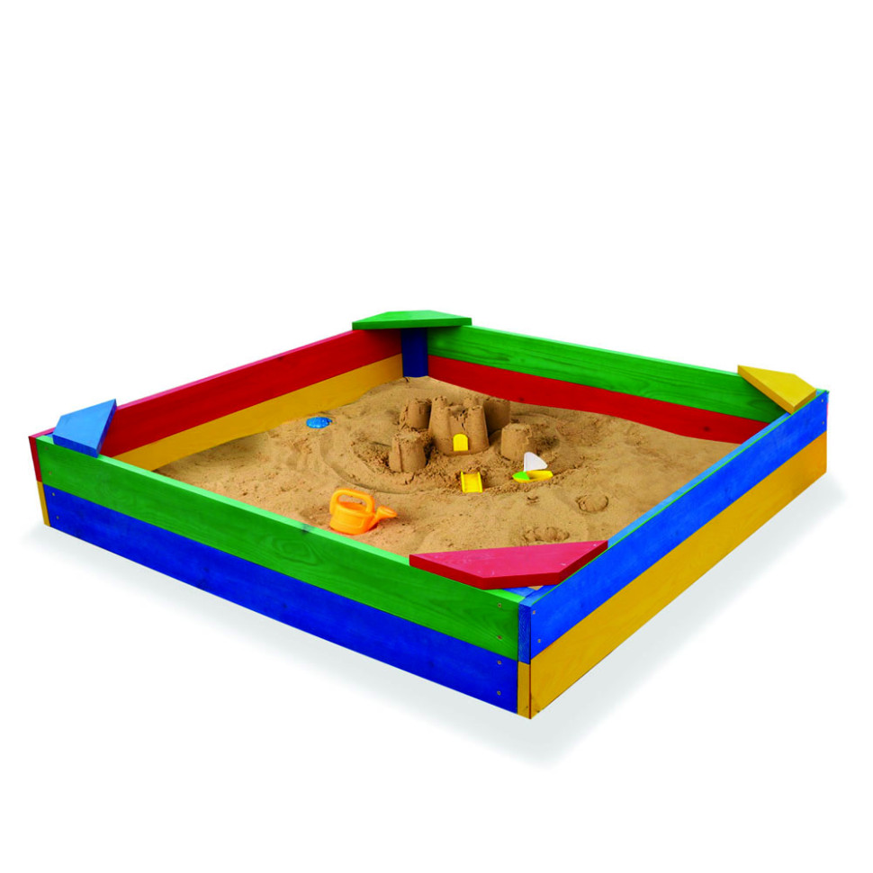 Песочница детская SportBaby 145х145х24 см
