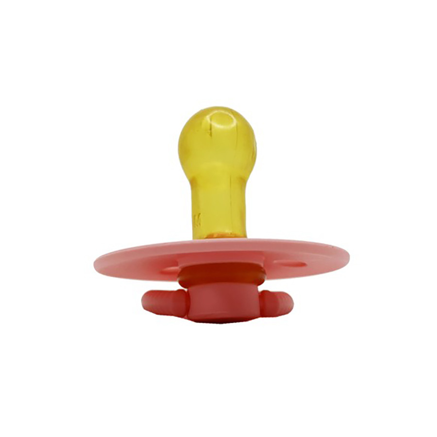 Дитяча пустушка латексна Mega Zayka MGZ-0527-1 кругла, від 12 міс