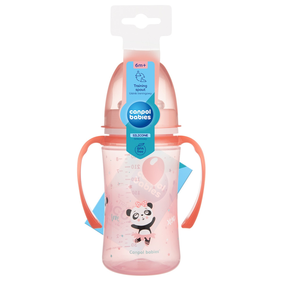 Дитяча кружка тренувальна Sweet fun Canpol babies 35/208_pin 240 мл