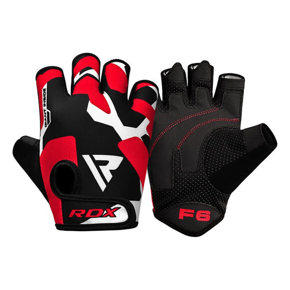 Перчатки для фитнеса F6 Sumblimation RDX Inc Limited WGS-F6R-L, Red, L