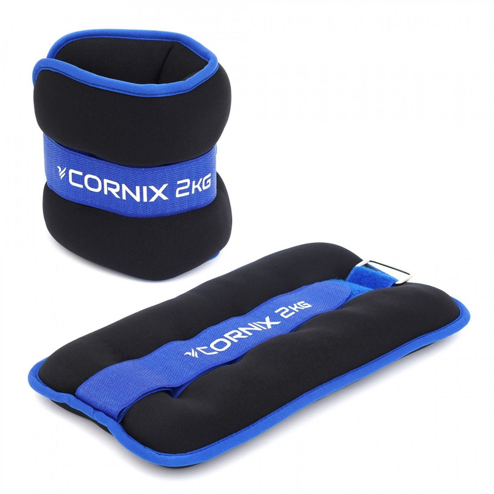 Утяжелители-манжеты для ног и рук Cornix XR-0174, 2 x 2 кг