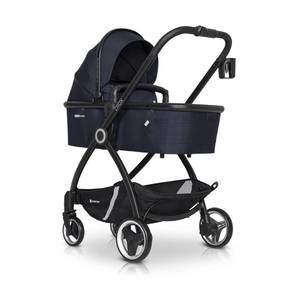 Коляска універсальна 2 в 1 Euro-Cart Crox Cosmic 9023-ECC-02 чорний