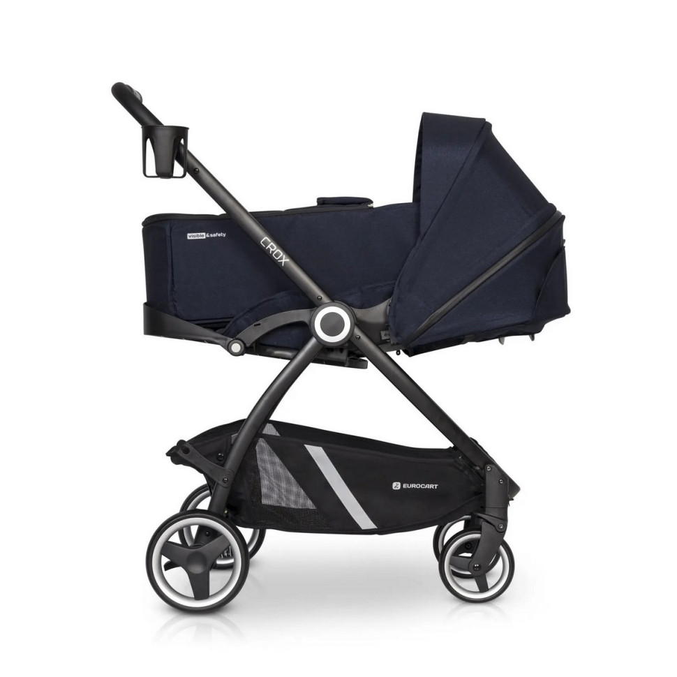 Коляска універсальна 2 в 1 Euro-Cart Crox Cosmic 9023-ECC-02 чорний