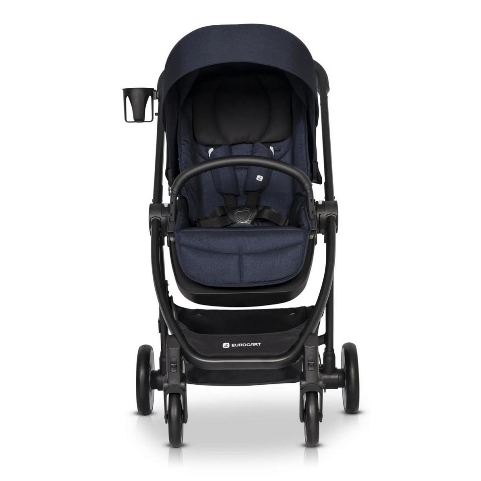 Коляска універсальна 2 в 1 Euro-Cart Crox Cosmic 9023-ECC-02 чорний