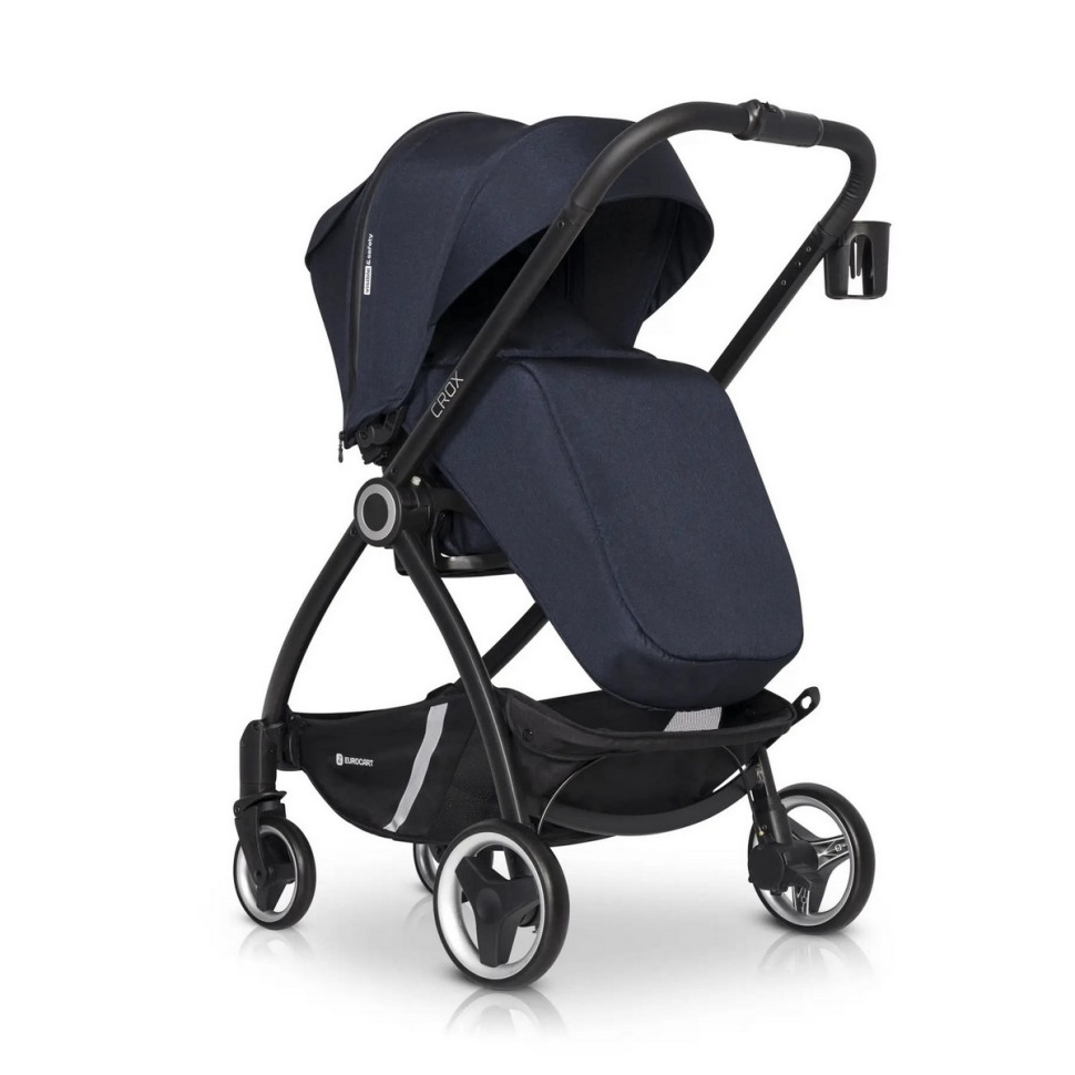 Коляска універсальна 2 в 1 Euro-Cart Crox Cosmic 9023-ECC-02 чорний