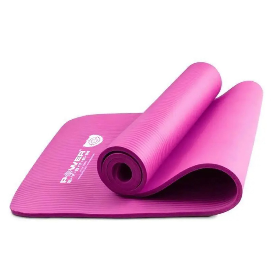 Килимок для йоги та фітнесу Power System PS-4017_Pink