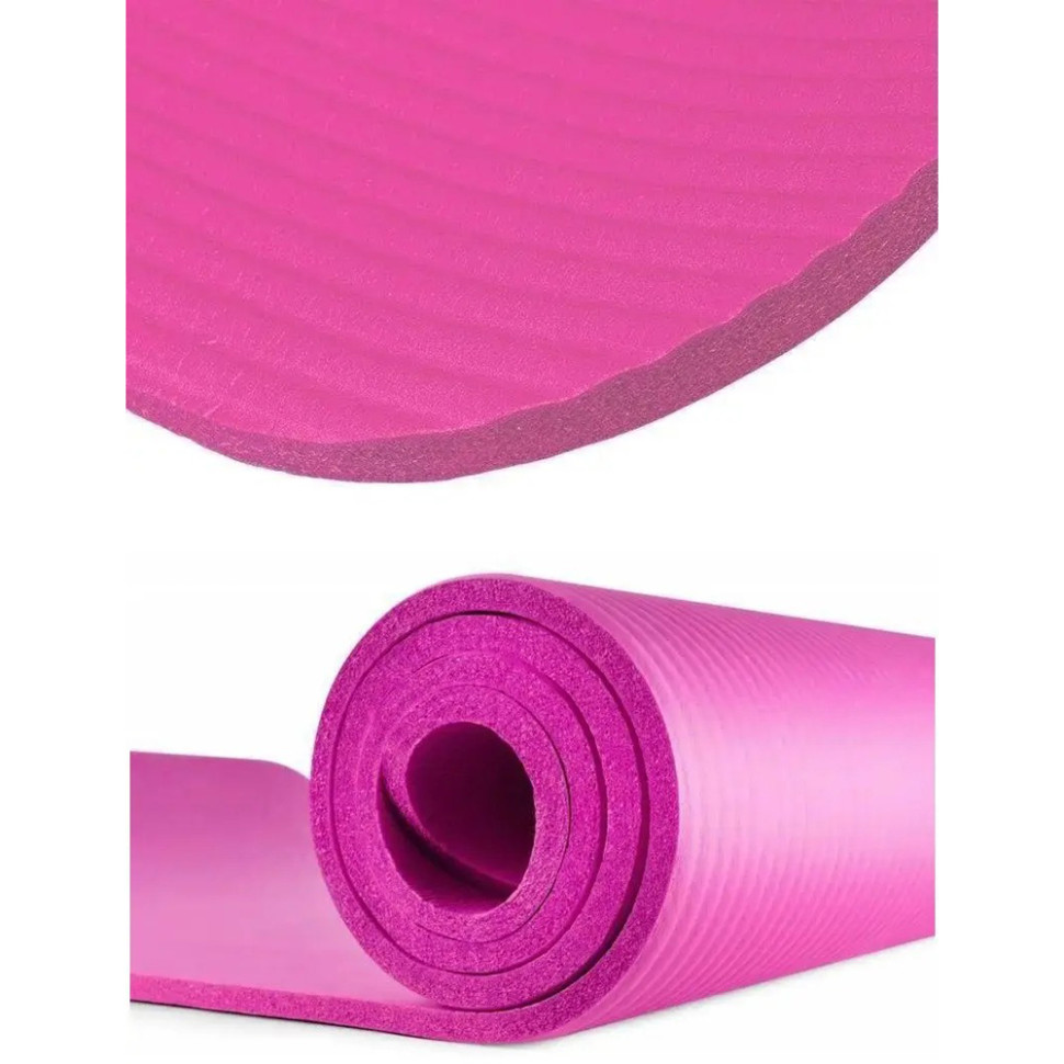 Килимок для йоги та фітнесу Power System PS-4017_Pink