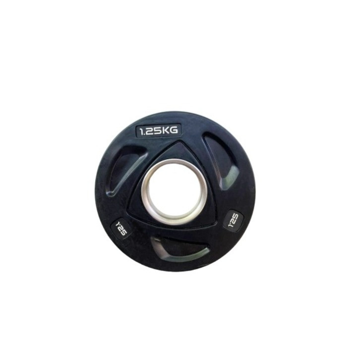 Диск олимпийский RCP17 Fitnessport 10038FS, резиновый, черный 1,25  кг