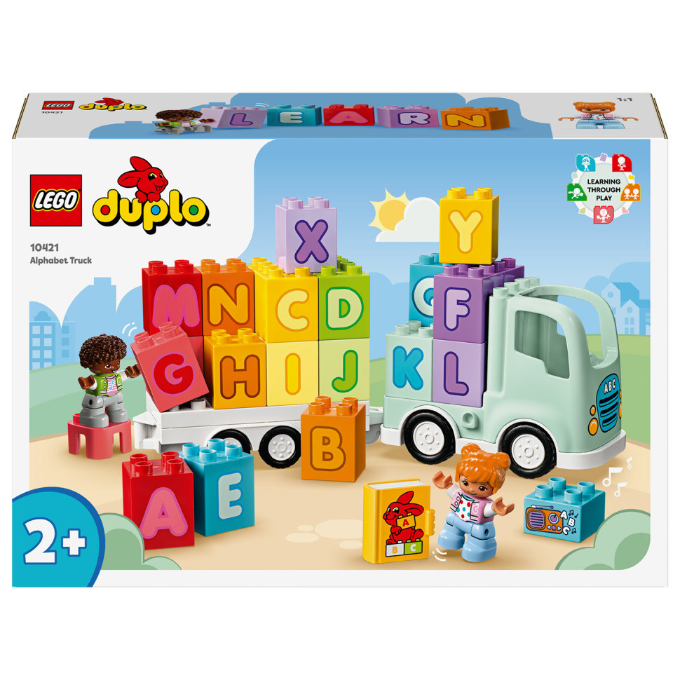 Конструктор Грузовик с алфавитом LEGO DUPLO 10421, 36 деталей