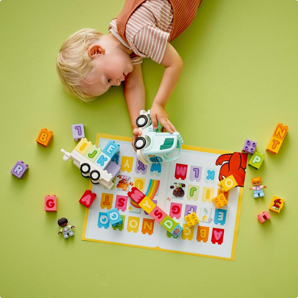 Конструктор Грузовик с алфавитом LEGO DUPLO 10421, 36 деталей