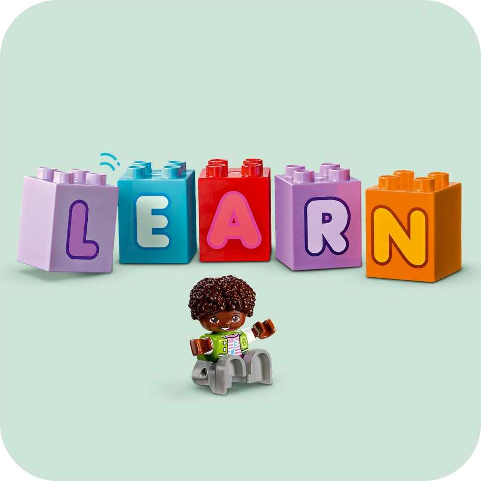 Конструктор Грузовик с алфавитом LEGO DUPLO 10421, 36 деталей