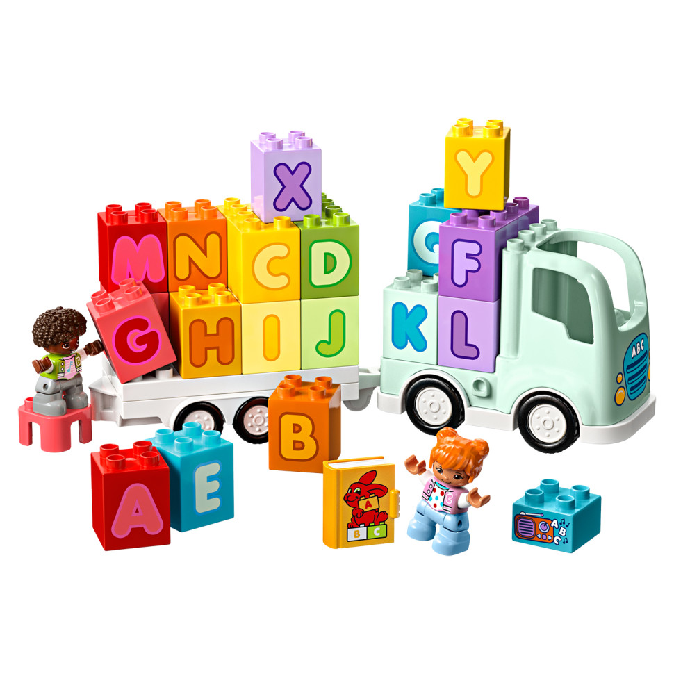 Конструктор Грузовик с алфавитом LEGO DUPLO 10421, 36 деталей
