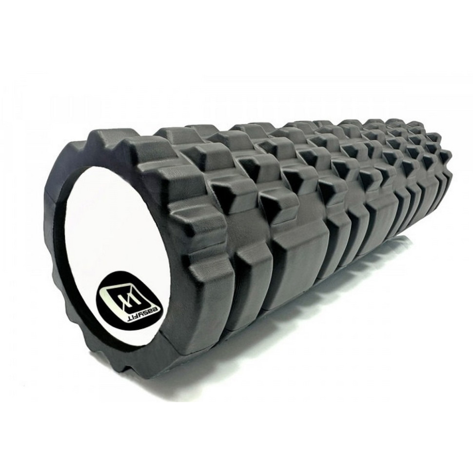 Массажный ролик Grid Roller v.2.1 EasyFit EF-2027-BK 45 см, Черный