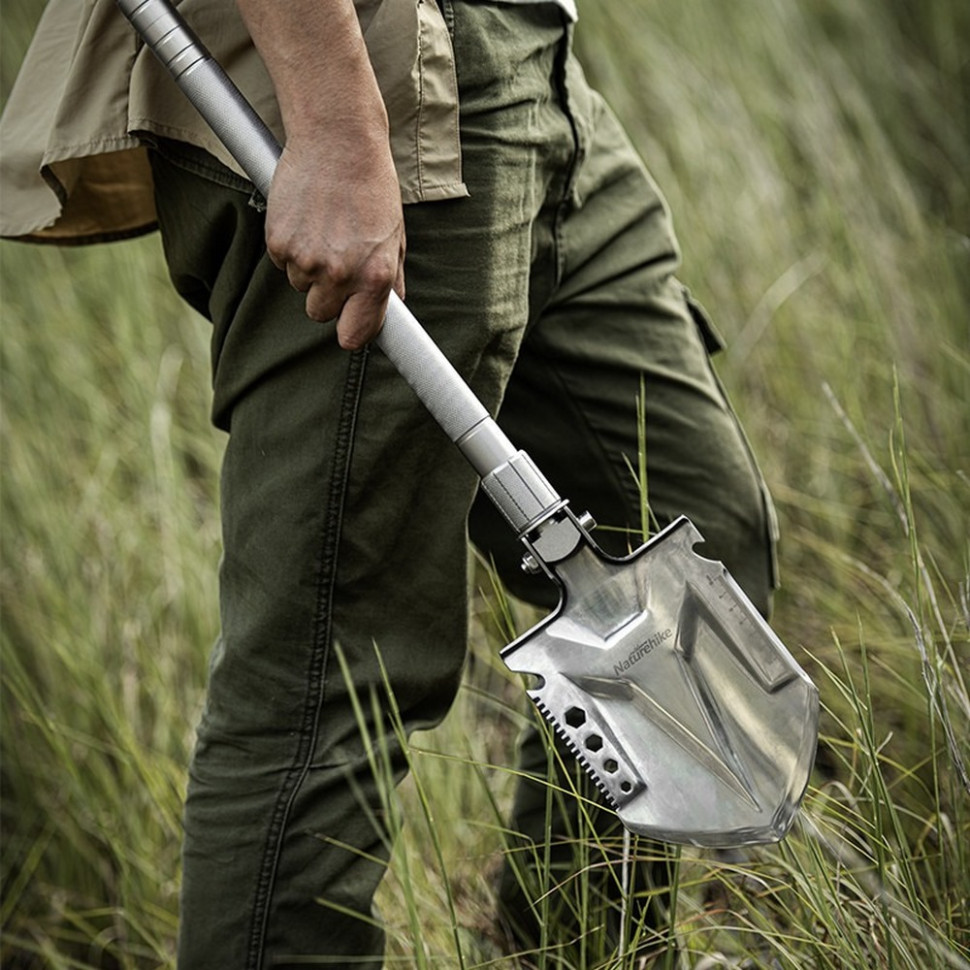 Лопата Multifunctional outdoor shovel NH20GJ002 Naturehike 6927595761847, сріблястий