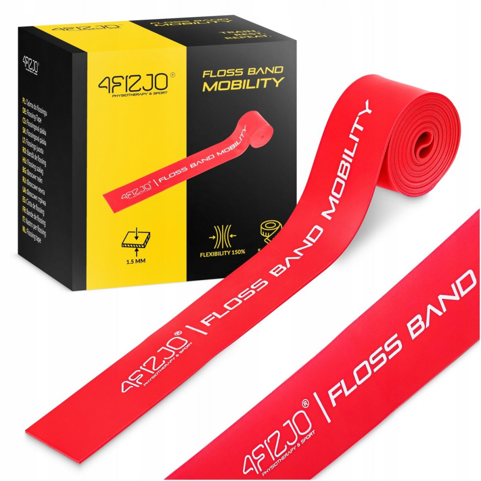 Лента компрессионная для флоссинга Floss Band 4FIZJO P-5905973405249, 207 x 5 x 0.15 см 