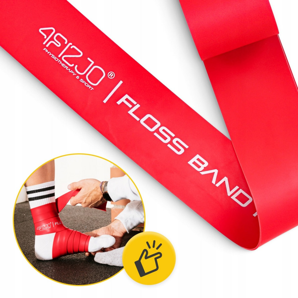 Лента компрессионная для флоссинга Floss Band 4FIZJO P-5905973405249, 207 x 5 x 0.15 см 