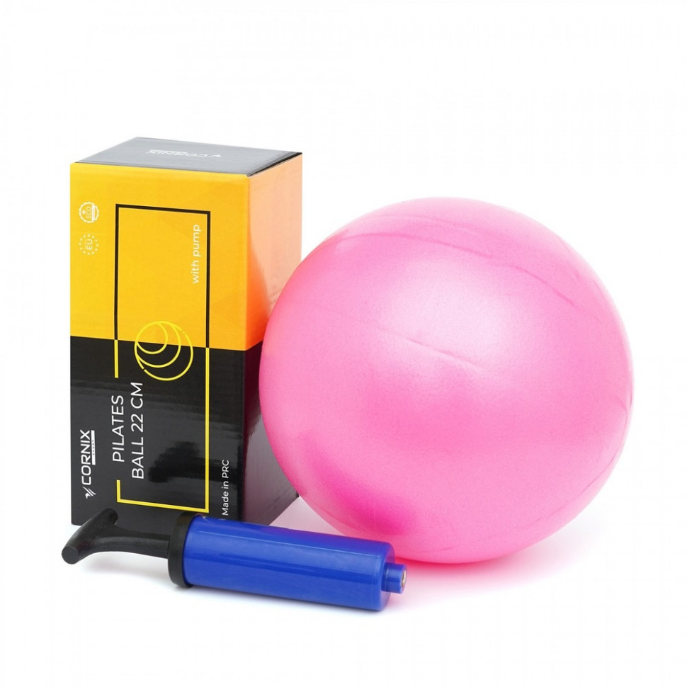 Мяч для пилатеса MiniGYMball Cornix XR-0228, 22 см, Pink