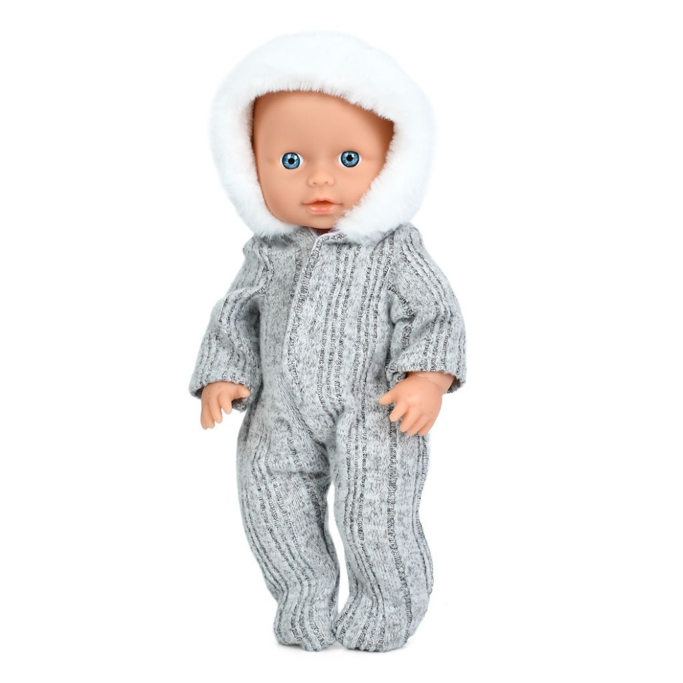 Детская кукла пупс Limo Toy YL2425B(Gray) с аксессуарами в комплекте