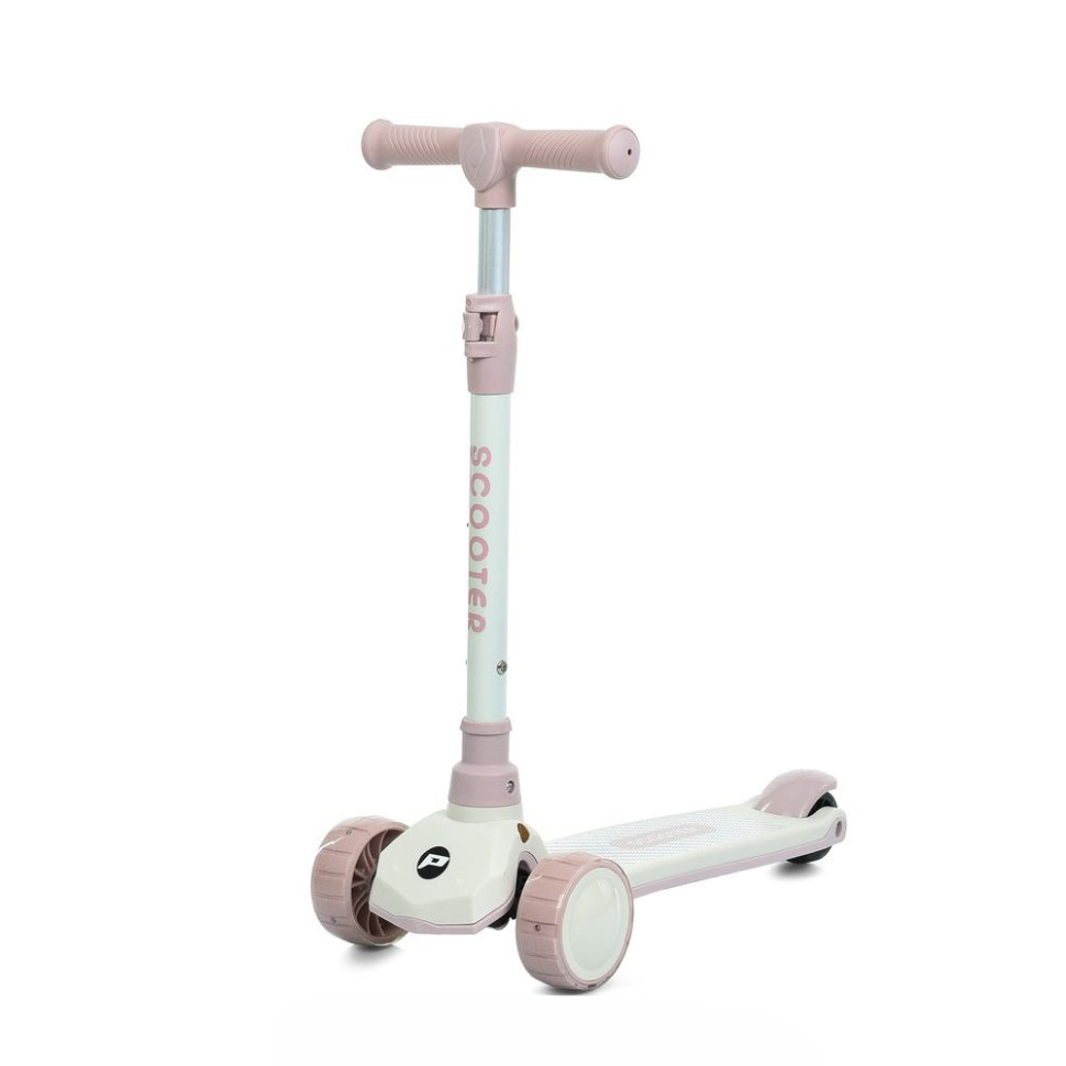 Самокат дитячий триколісний Bambi JR3-124-P, колеса зі світлом