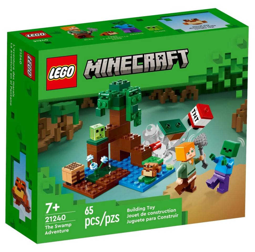 Конструктор LEGO Minecraft Приключения на болоте 21240